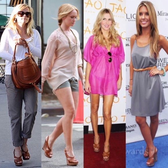 CHLOE Collection Wedge Cork Sandal - Picture 3 of 8